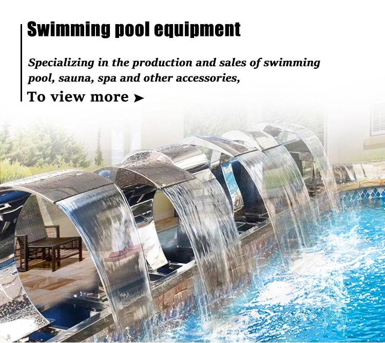 Garden Pool Waterfall Fountain Swimming Pool SPA Equipment