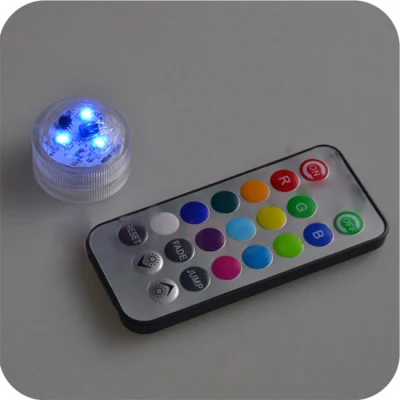 Mu Hotsale narguilé accessoires 3 cm et 7 cm RGB LED batterie éclairage LED